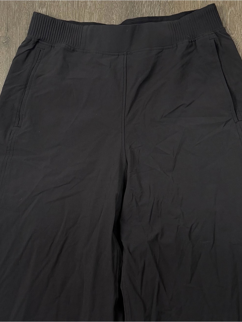 Lululemon Stretch Woven High Rise Flowly Wide Leg Cropped Pant Sz L - Picture 7 of 7